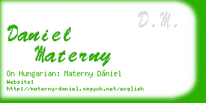 daniel materny business card